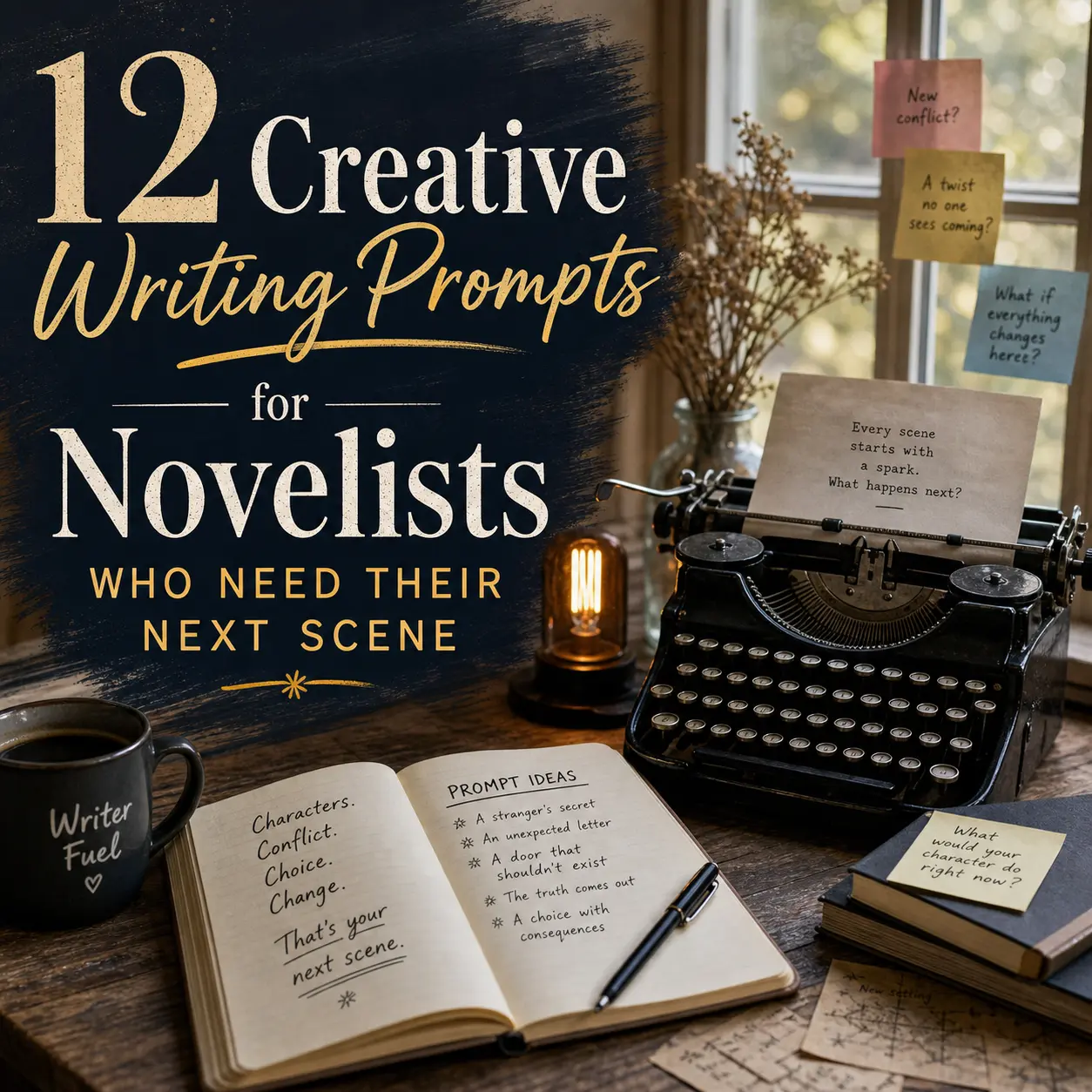 12 Creative Writing Prompts for Novelists Who Need Their Next Scene