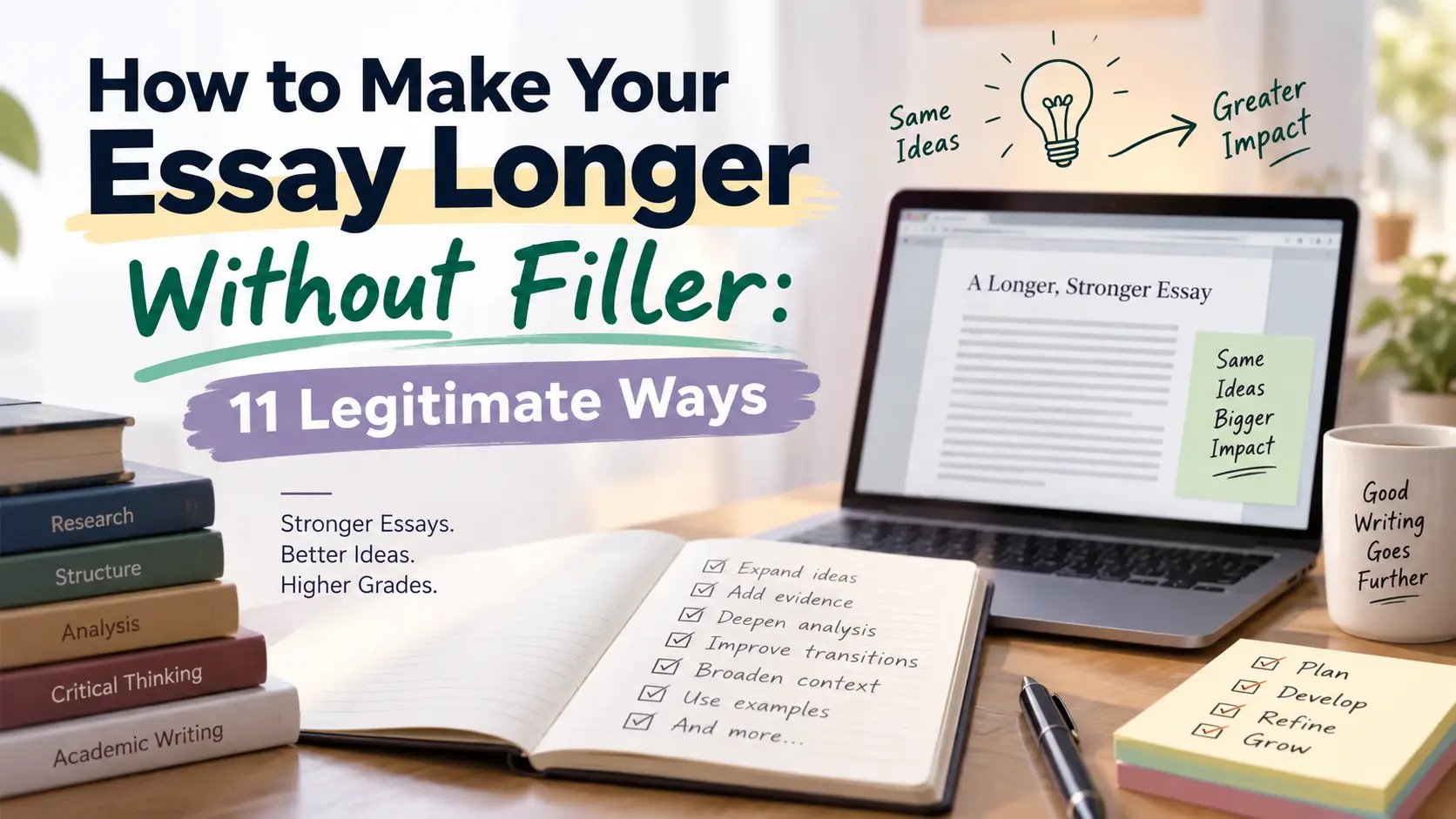 How to Make Your Essay Longer Without Filler: 11 Legitimate Ways