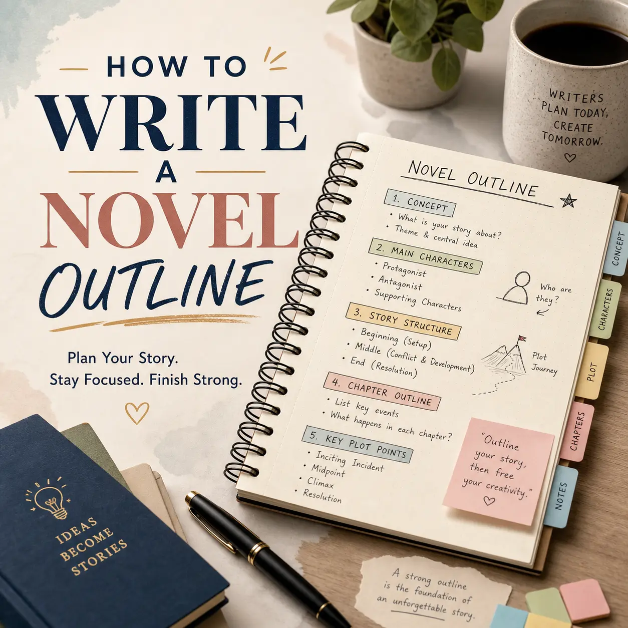 How to Write a Novel Outline: A Practical, Flexible Method